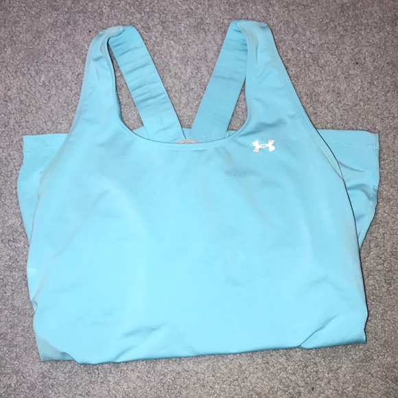 Under Armour Blue Heat Gear Workout Tank - Picture 2 of 5
